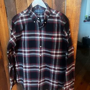 Ralph Lauren Polo Men's Black Plaid Shirt